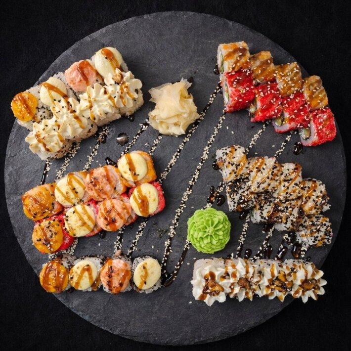 Набор «Калифорнийский запечённый на половину»