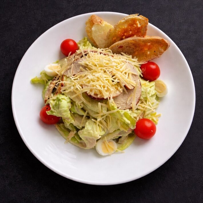 Цезарь с курицей