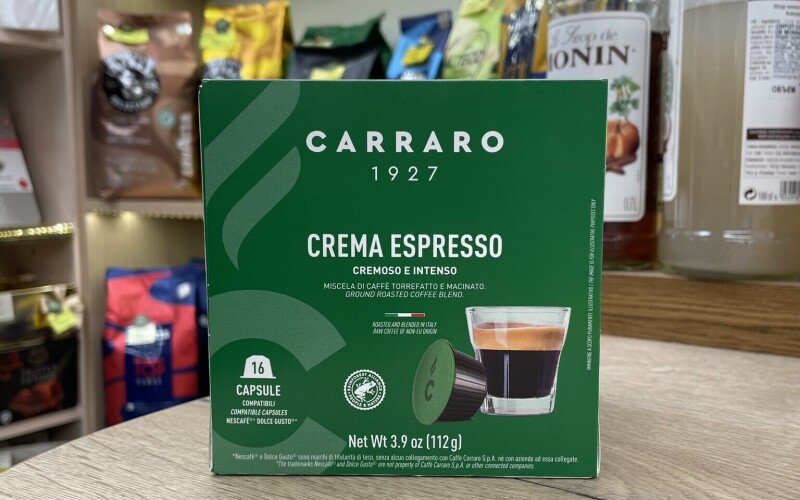 Капсулы Carraro Crema Espresso, 16 шт