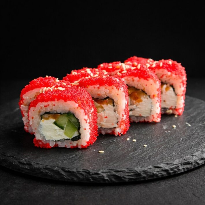 Ролл «Калифорния с лососем»