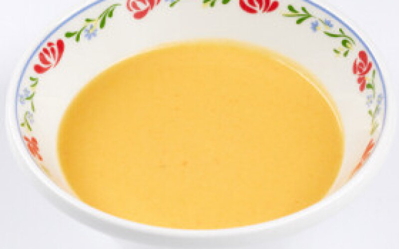 Овощной крем-суп с рыбой