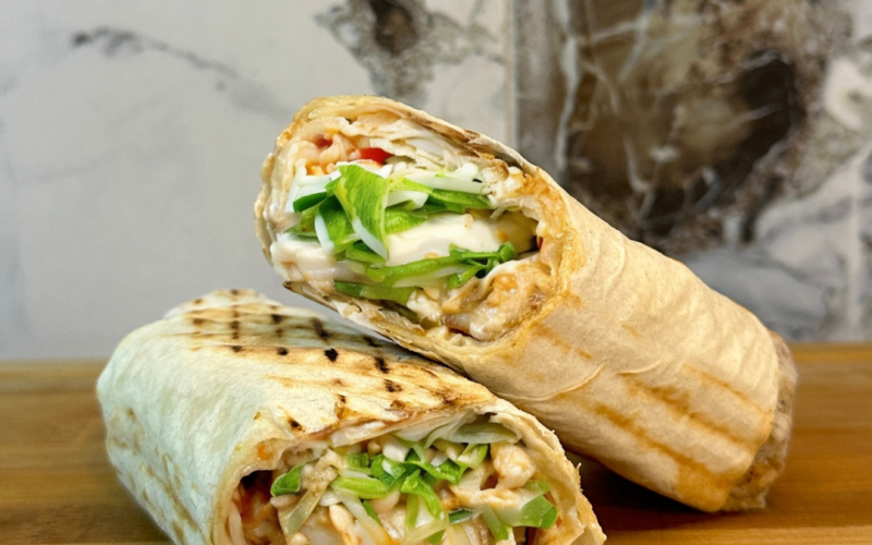 Шаурма «Цезарь» с курицей