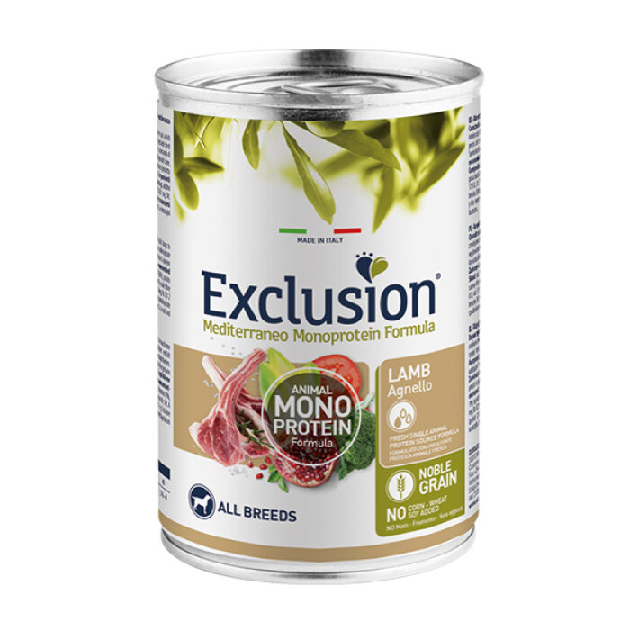 EXCLUSION Monoprotein (ягненок), 400гр