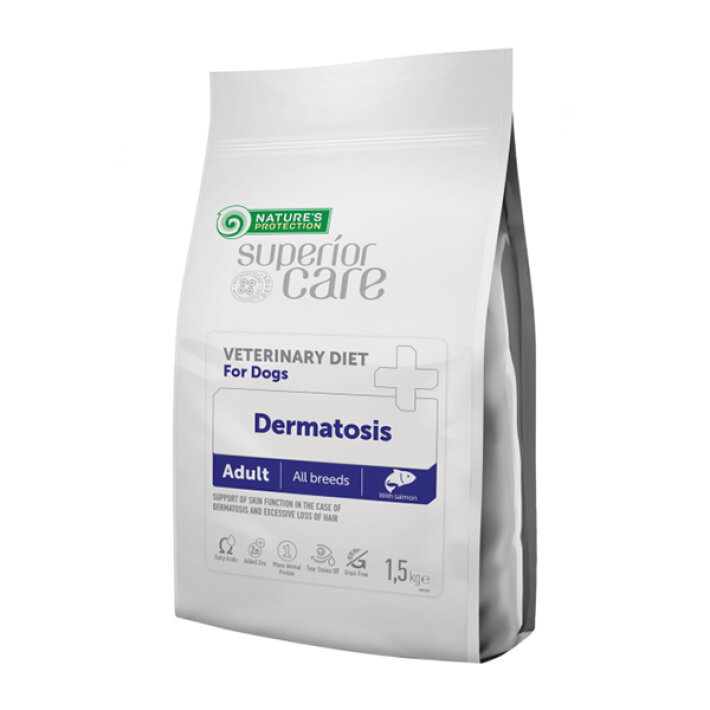 Nature's Protection Vet Diet Dermatosis (лосось), 1,5 кг