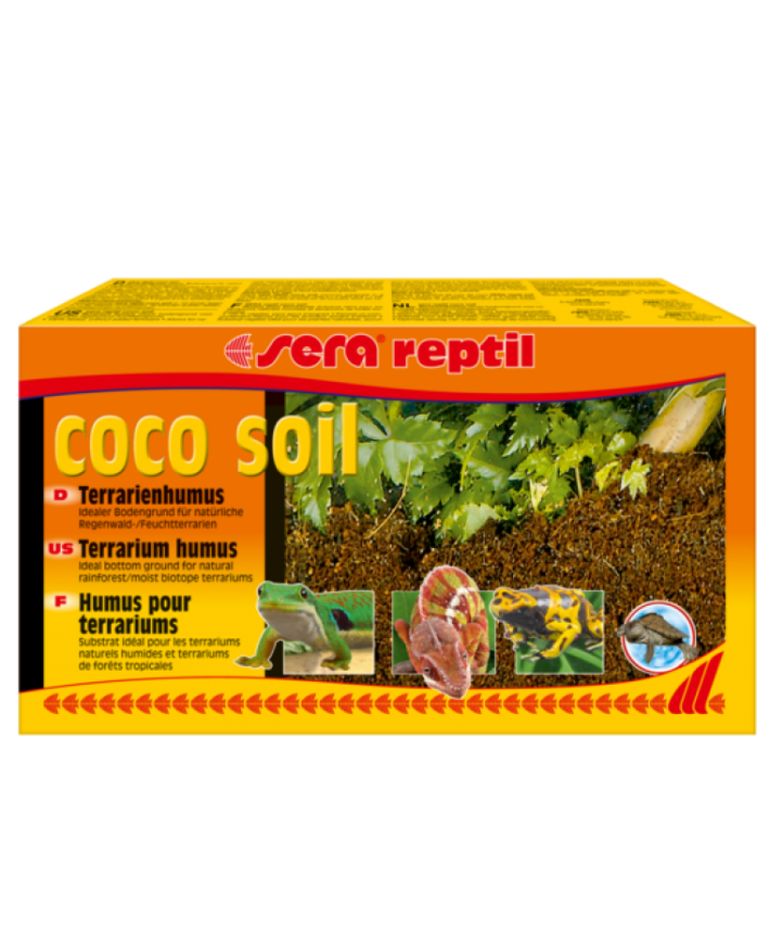 Террариумный кокосовый грунт SERA Reptil Coco Soil, 650 гр