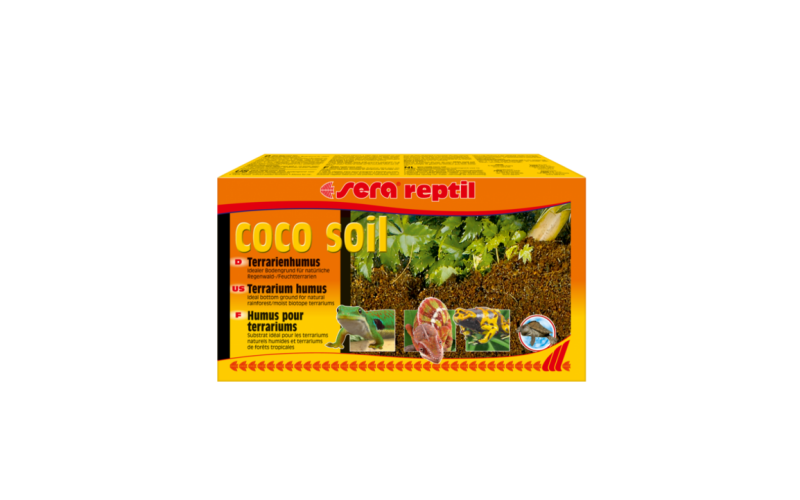 Террариумный кокосовый грунт SERA Reptil Coco Soil, 650 гр