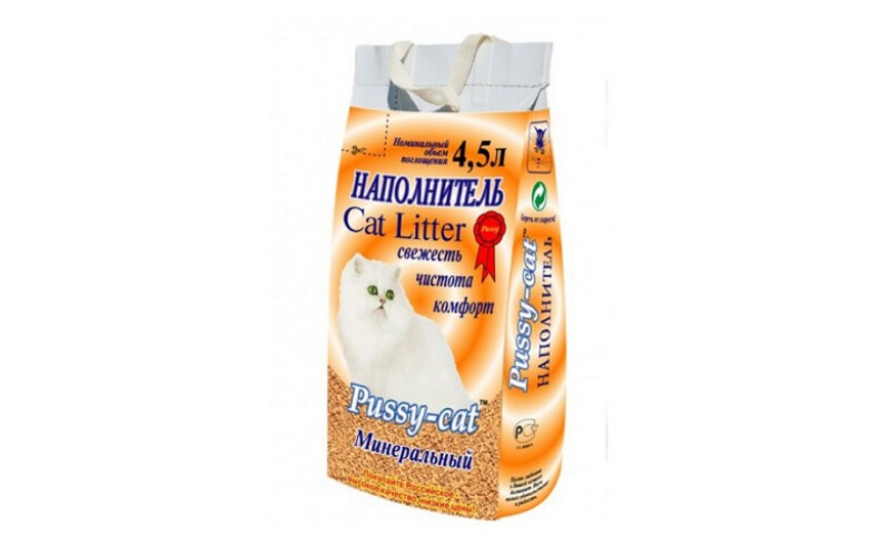 Pussy-cat наполнитель минеральный, 4,5 л