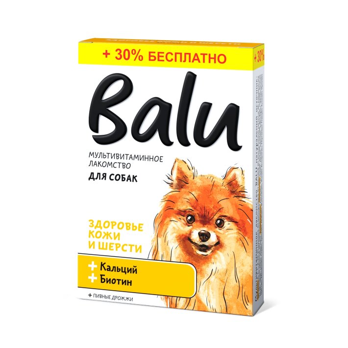 Лакомство мультивитаминное BALU для собак 