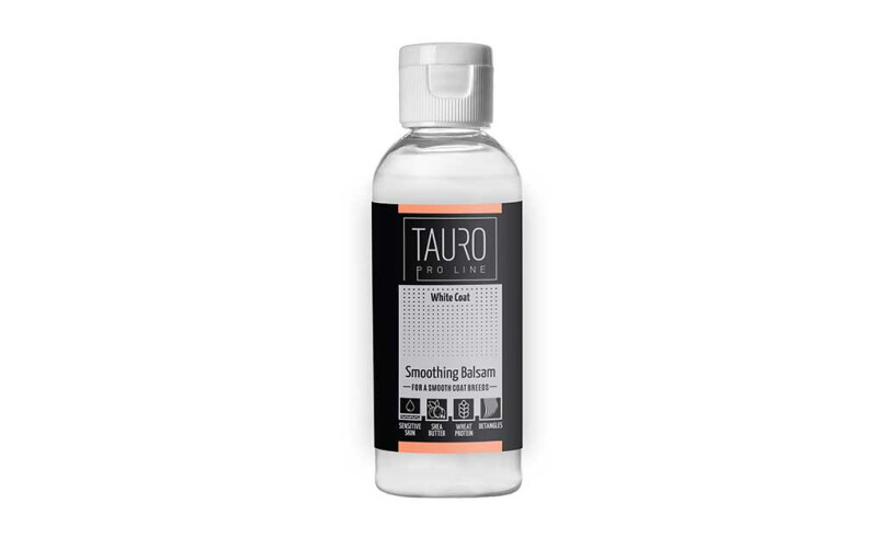 Tauro Pro Line White coat Бальзам разглаживающий для собак и кошек с белой шерстью, 65 мл