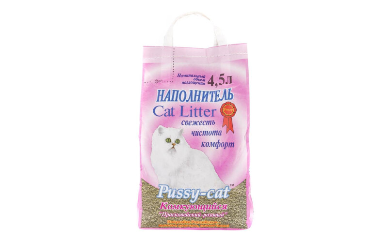 Pussy-cat наполнитель комкующийся, 10 л