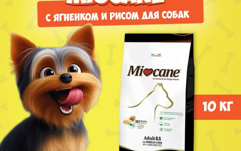 Miocane Adult Lamb/Rice (ягнёнок, рис), 10 кг