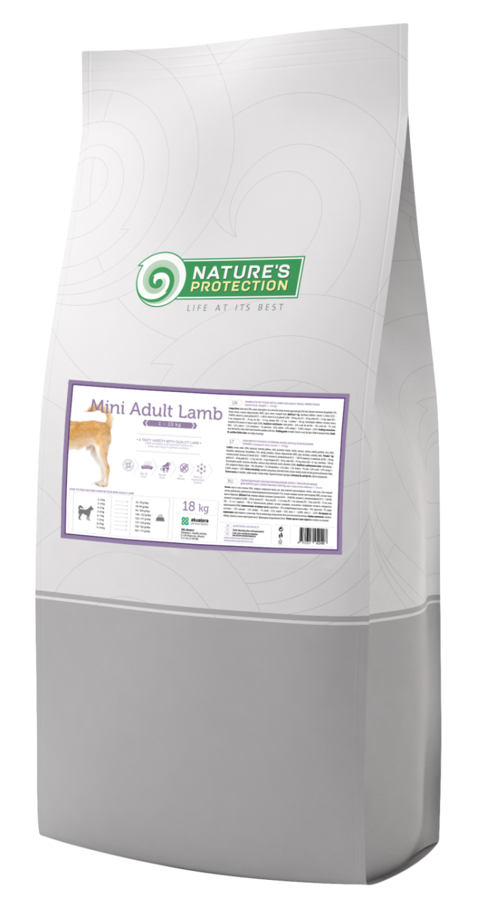 Nature's Protection Adult Mini Lamb (ягненок), 18 кг