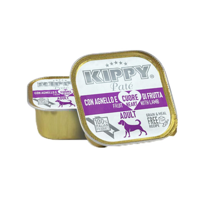Kippy Dog паштет с ягненком и фрукты, 150 гр