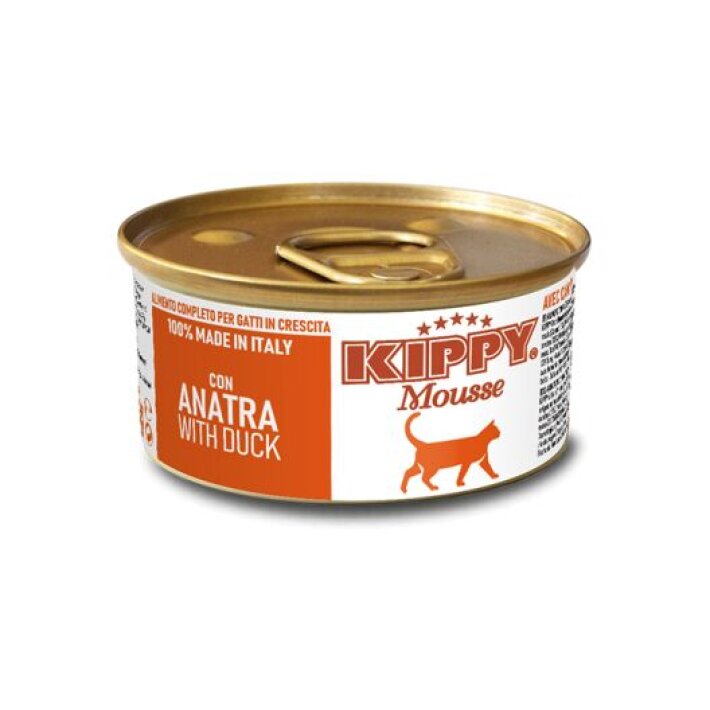 Kippy Mousse Cat мусс с уткой, 85 гр