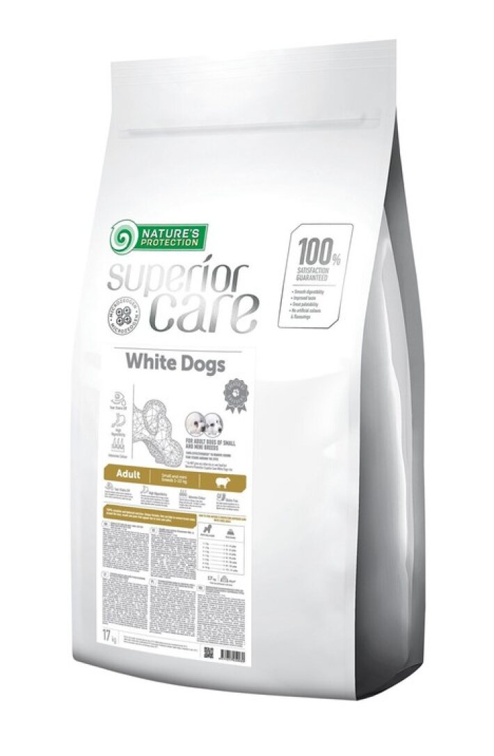 Nature's Protection SC White Small Dog Adult (ягнёнок), 17 кг