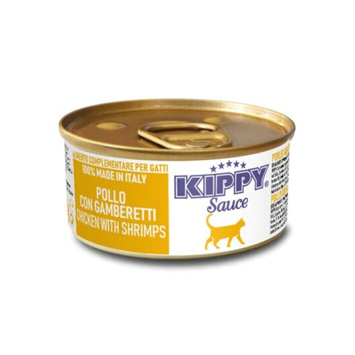 Консервы Kippy (курица креветки) в соусе, 70 гр