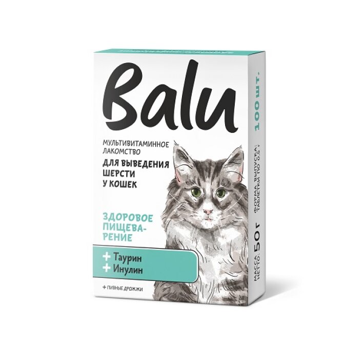 Лакомство мультивитаминное BALU для кошек 