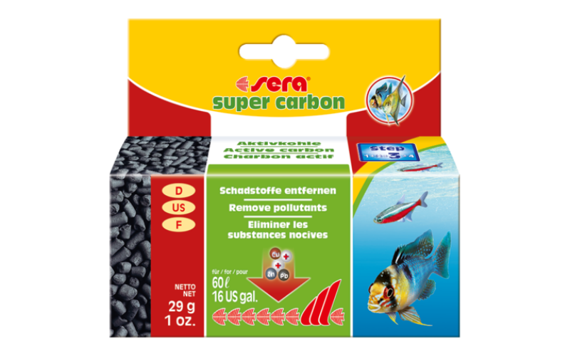 SERA Активированный уголь "Super Carbon", 29 гр