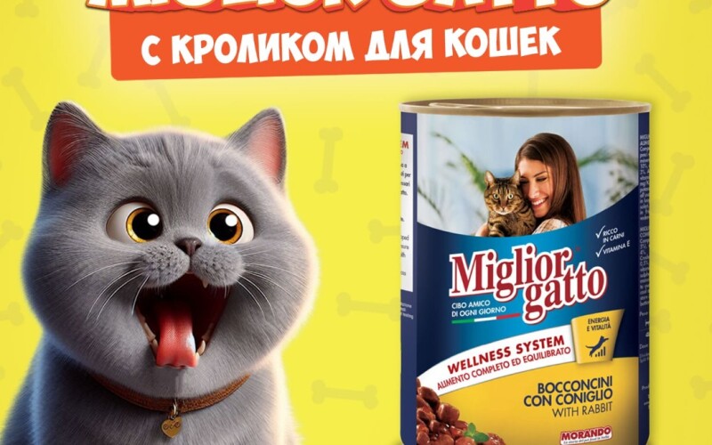 Miglior Gatto Rabbit (кролик), 405 гр