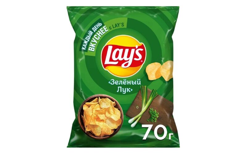 Чипсы Lays «Зелёный лук»