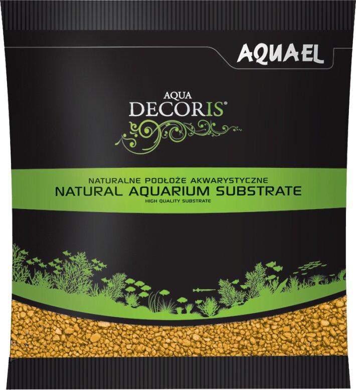 AQUAEL Грунт AQUA DECORIS желтый 1кг