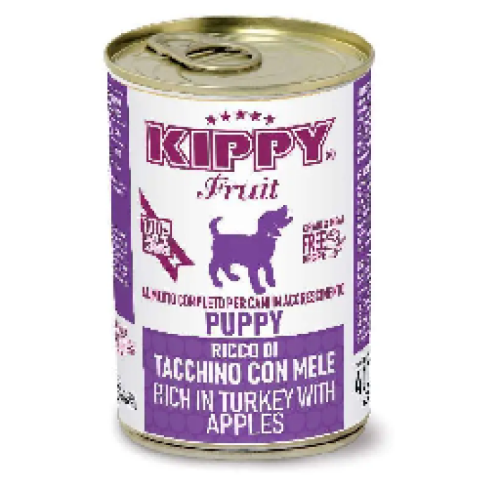 Kippy Puppy Паштет с индейкой и яблоками, 400 гр