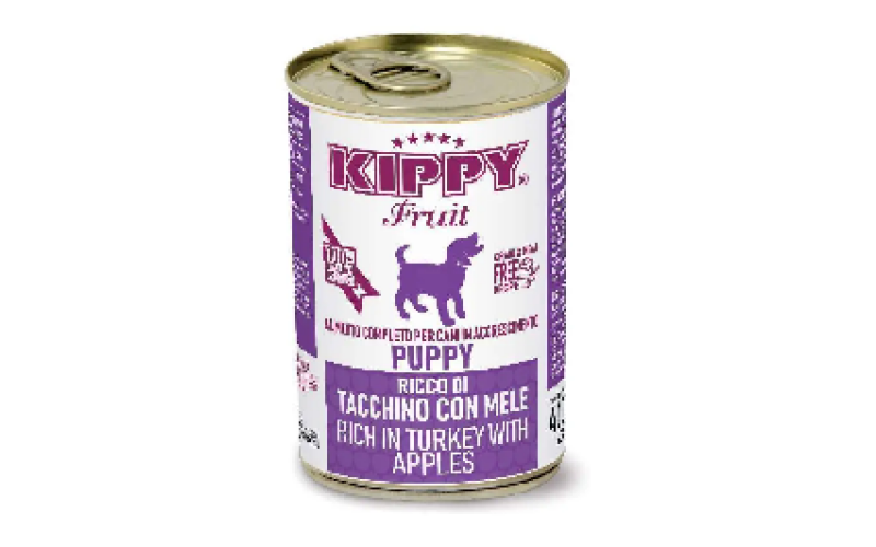 Kippy Puppy Паштет с индейкой и яблоками, 400 гр