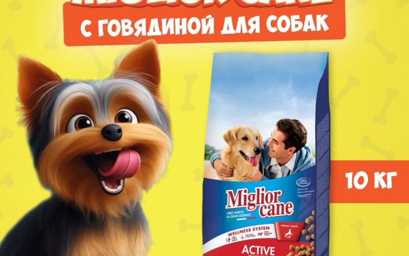 Miglior Cane Adult Beef (говядина), 10 кг