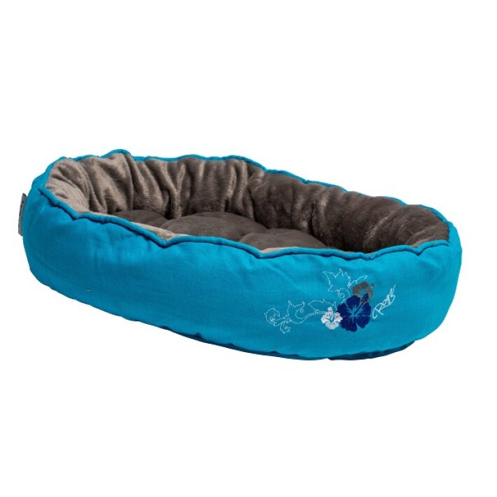 Лежанка для животных ROGZ Snug Podz Small Blue Floral Catz