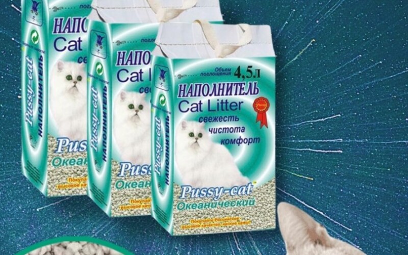 Pussy-cat наполнитель океанический, 10 л