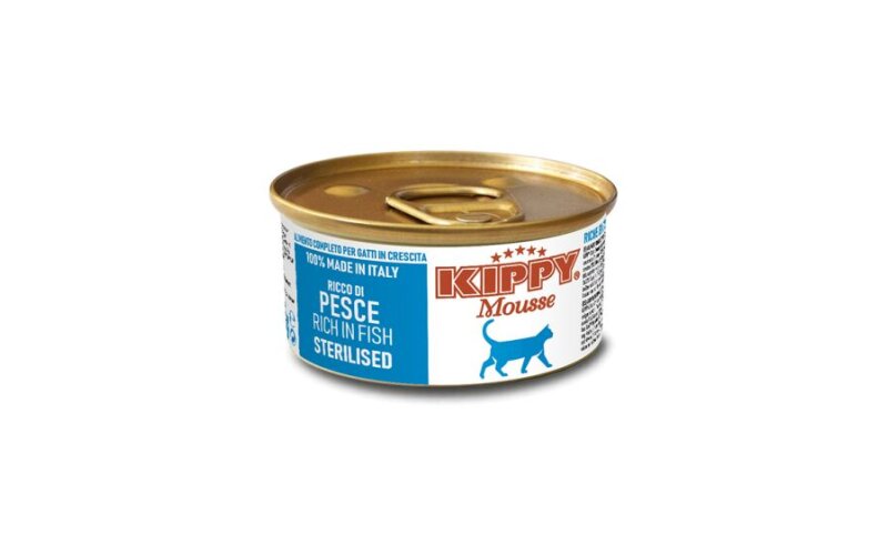 Kippy Mousse Sterilised Cat мусс с рыбой, 85 гр