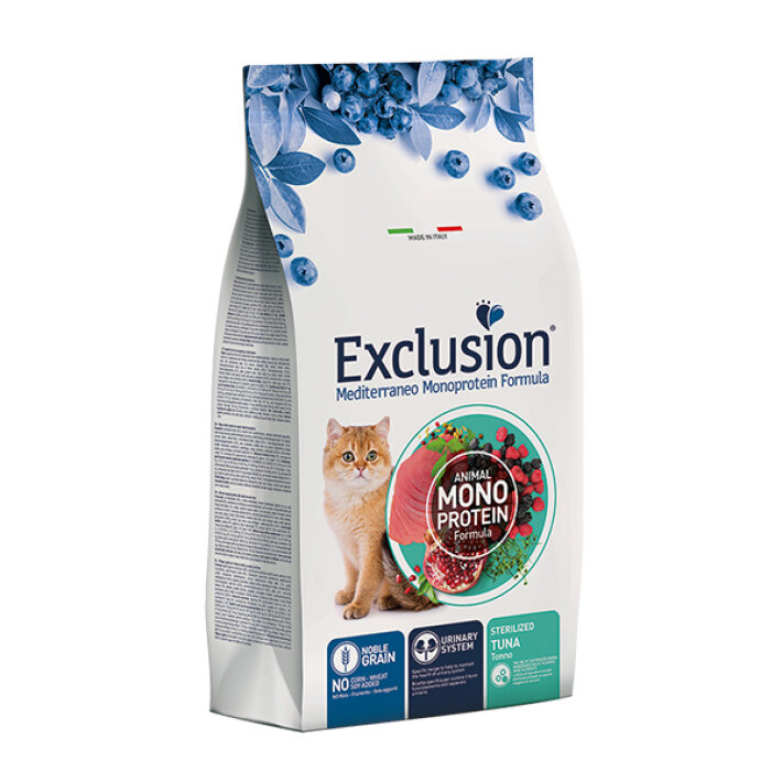 EXCLUSION Monoprotein STERILIZED TUNA (тунец), 12 кг