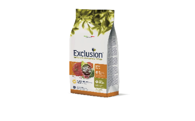 EXCLUSION Monoprotein Puppy Medium Beef Noble Grain (говядина), 3 кг