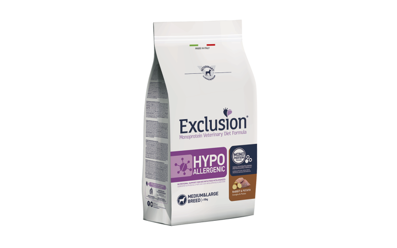 Exclusion Monoprotein VET Diet Hypoallergenic Medium & Large Breed (кролик с картофелем), 2 кг