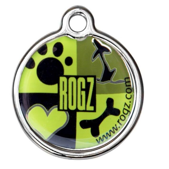 Кулон-адресник Rogz ID Tag  Lime Juice, 2 см