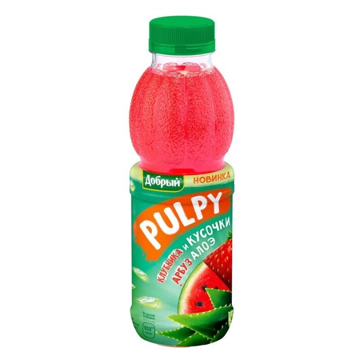 Напиток «Pulpy клубника-арбуз»