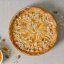 Пирог с персиками и миндальным кремом