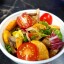 Салат С беконом и грибами