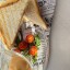Тост с ветчиной, сыром и помидором