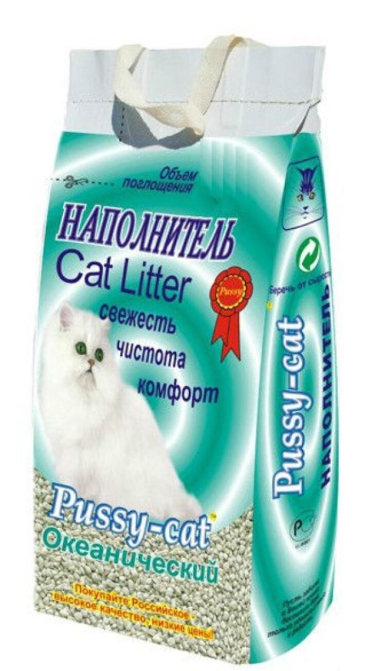 Pussy-cat наполнитель океанический, 20 кг