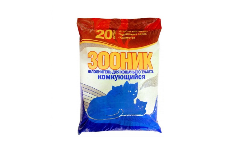 Зооник наполнитель комкующийся, 20 л