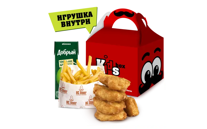 Детский бокс с наггетсами