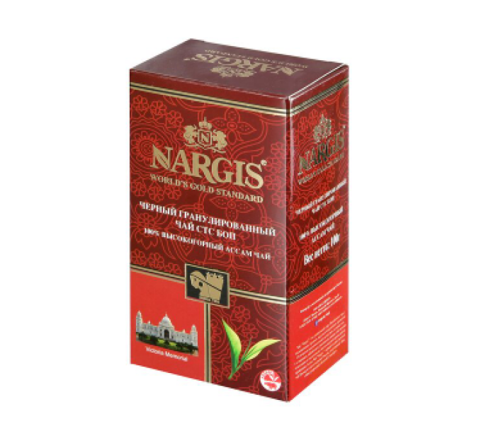 Чай индийский черный высокогорный Nargis Ассам (Assam) CTC BOP