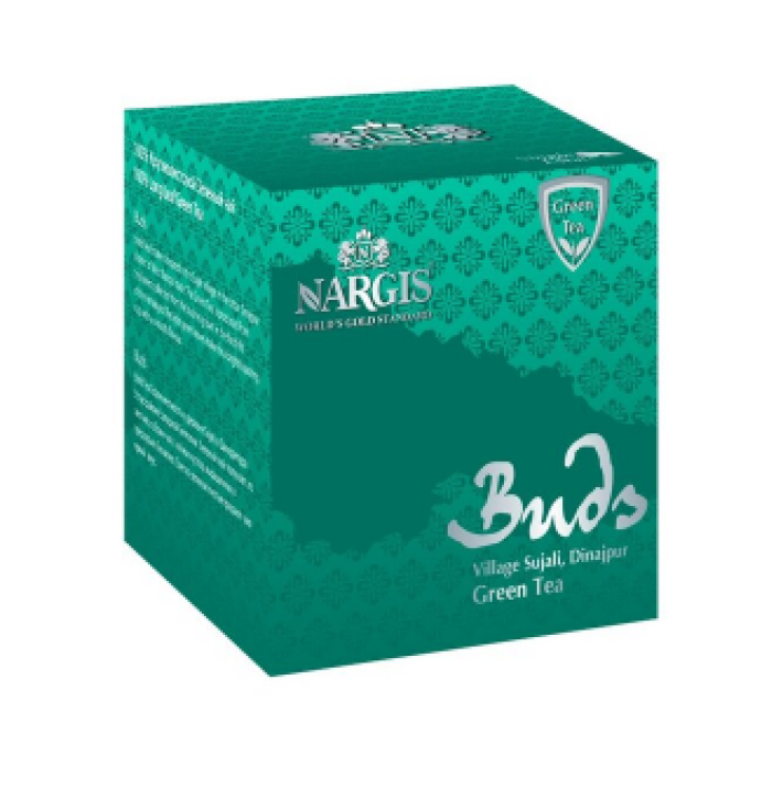 Чай зеленый индийский листовой Nargis высокогорный крупнолистовой Buds