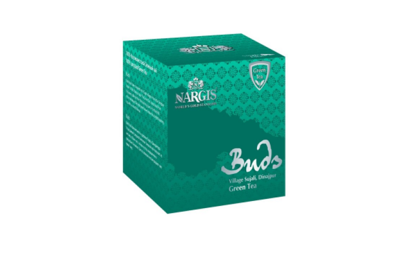 Чай зеленый индийский листовой Nargis высокогорный крупнолистовой Buds