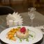 Свиная корзина с грибным соусом и домашним картофелем