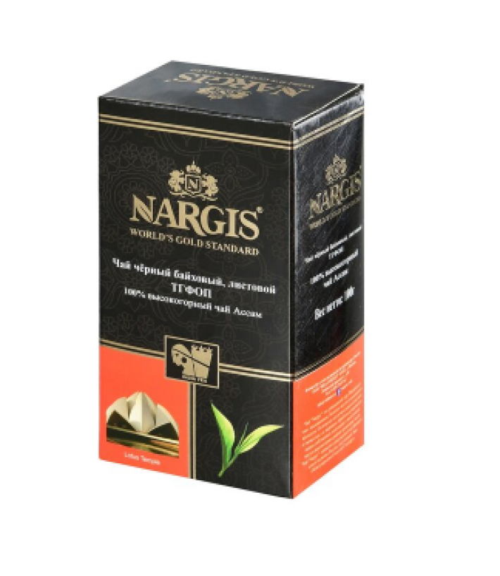 Чай индийский черный листовой Nargis Ассам (Assam) TGFOP крупнолистовой
