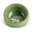 Керамическая пиала с рыбкой, Карп, зеленая