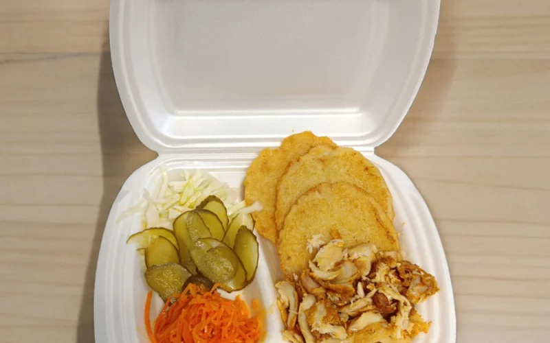 Драники с курицей гриль