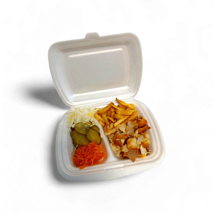 Фри с курицей гриль